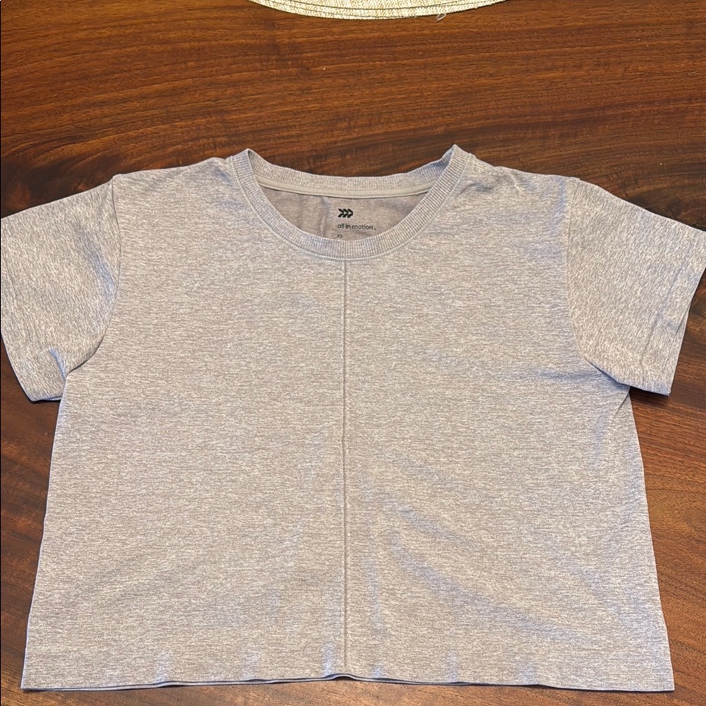 all in motion Gray Short Sleeve Casual Tee